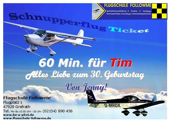Start frei in einer 2010 Remos GX Cruiser von der Flugschule Followme